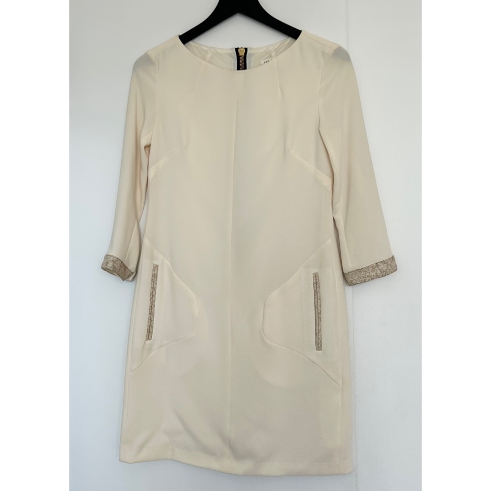 NWOT Rag and Bone 3/4 Sleeve Dress in Cream